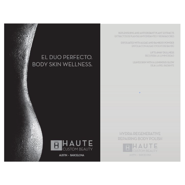 HYDRA REGENERATIVE REPAIRING BODY POLISH & HYDRA QUENCH RECOVERY BODY BALM ENG