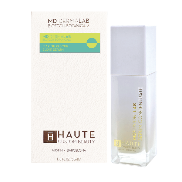 Potente cóctel marino de activos biotecnológicos, aminoácidos y antioxidantes que estimulan la piel para darle una apariencia luminosa y firme.